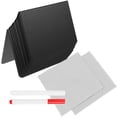 thumbnail image 1 of NICEXMAS 1 Set Mini Tabletop Chalkboard Sign Black Plastic Cloth Price Label Memo Board for Parties Restaurants, 1 of 8