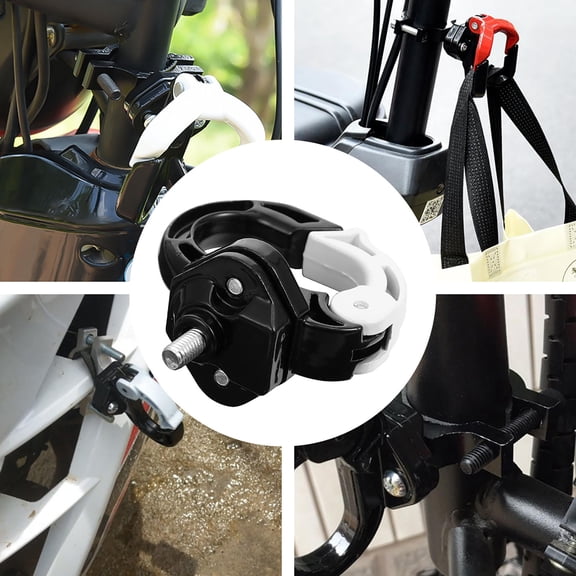 NICEXMAS Universal O-Shaped Motorcycle Hook Set, Heavy Duty Motorbike Hook for Secure Storage and Transport, 1 Piece
