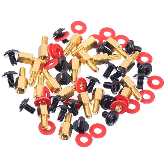 NICEXMAS 1 Set Computer Case Screws with Nuts and Washers for PC Assembly and Home Use