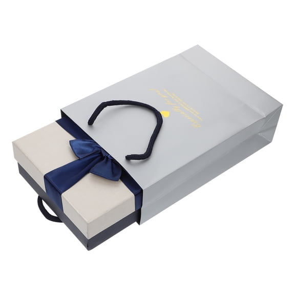 NICEXMAS 1 Set Valentine's Day Themed Box Rectangular Blue Storage for Friends