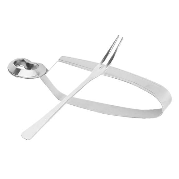NICEXMAS 1 Set of Stainless Steel Seafood Forks for Food Serving in Kitchenware