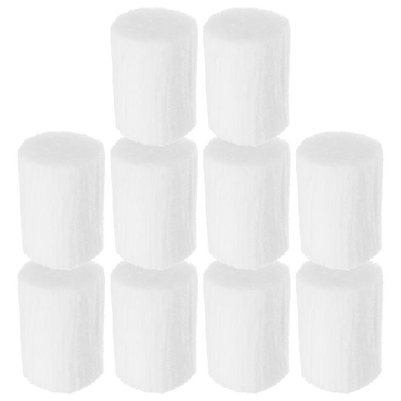 NICEXMAS 10 Rolls Carpet Embroidery Thread Set Family Project Yarn Tufting Latch Hook Yarn Bundles Crochet White 6X3.5cm