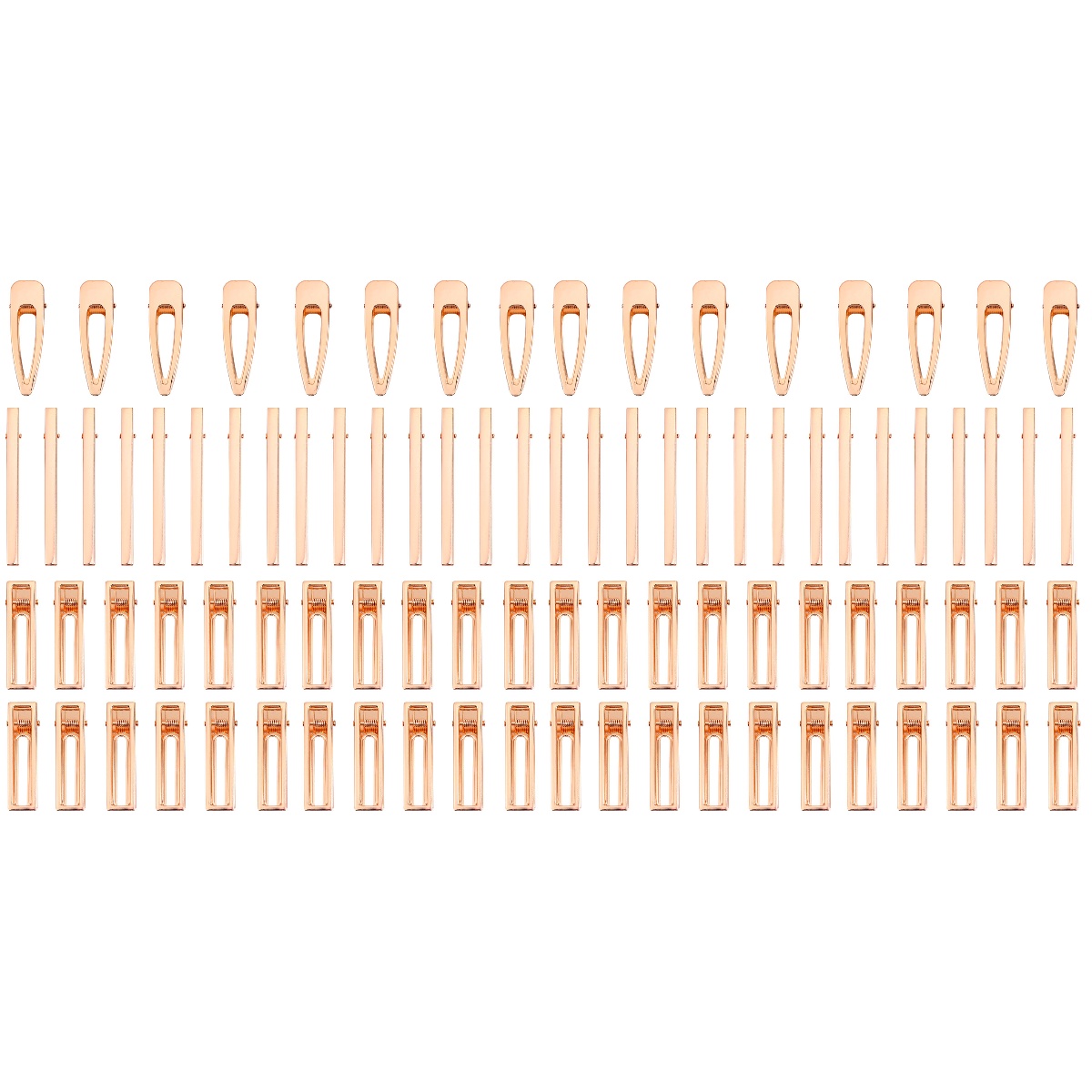 NICEXMAS 100 pcs  DIY Hair Clips Metal Hair Barrettes for Making Epoxy Resin Barrettes