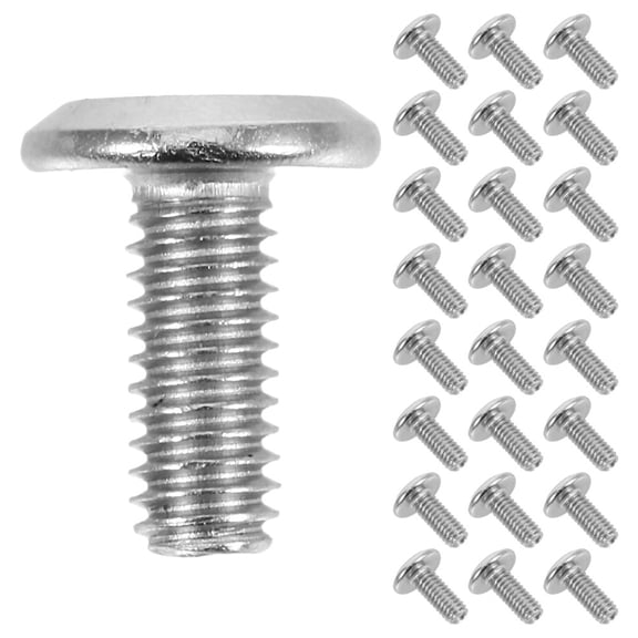 NICEXMAS 100PCS Flat Head Screws for Furniture Assembly Carbon Steel Beveled Edges Fastening Indoor Furniture