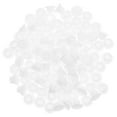 thumbnail image 1 of NICEXMAS 100Pcs White Round Plastic Hole Plugs for Cabinet and Furniture Holes, 1 of 8