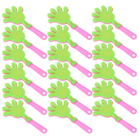 NICEXMAS 100Pcs Lightweight Plastic Hand Clappers Noise Maker for Team Cheers Parties and Sporting Events