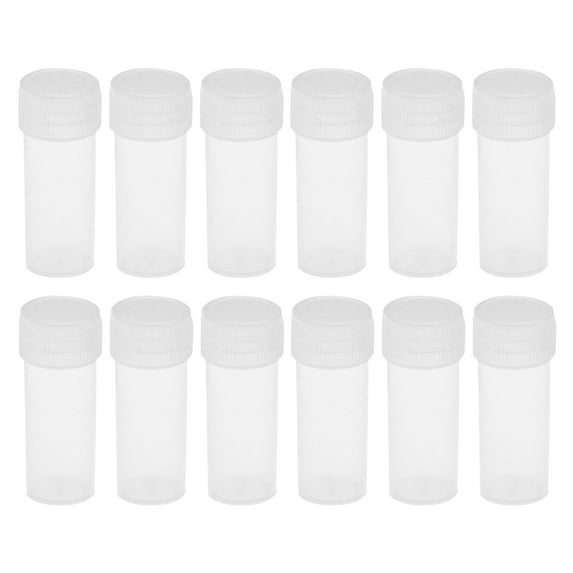 NICEXMAS Sturdy PP Small Bottles 100Pcs for Liquid and Powder Storage