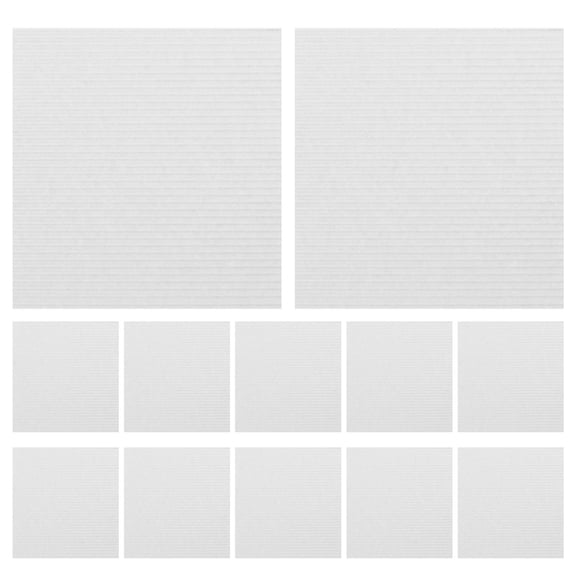 NICEXMAS 100pcs Pizza Box Liners White Corrugated Paper Water Resistant Pizza Pads for Restaurants