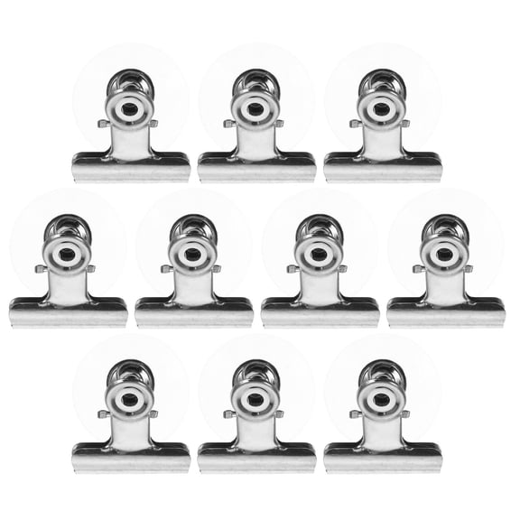 NICEXMAS 10Pcs Heavy Duty Suction Cup Clamp Set Multi Color Suction Clips for Glass Windows Doors and Mirrors