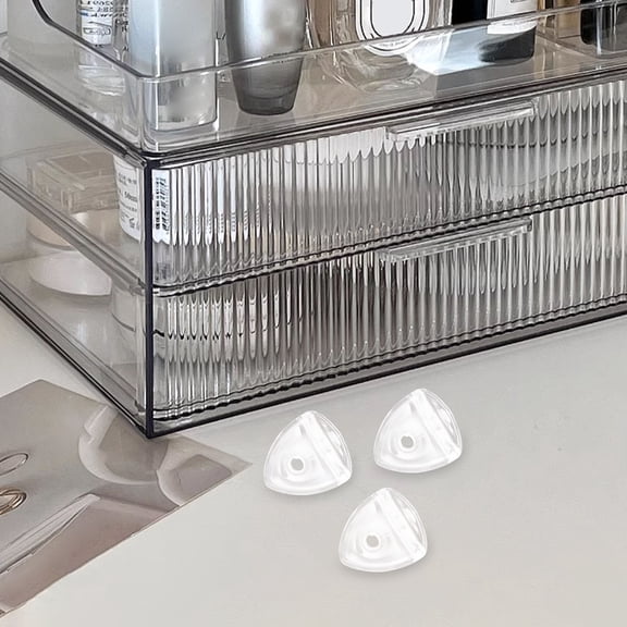 NICEXMAS 10Pcs Acrylic Transparent Wall Brackets for Glass Box Storage Outdoor Shelf Support
