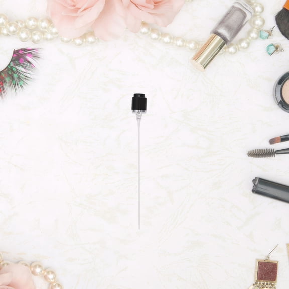 NICEXMAS 10Pcs Black Perfume Spray Nozzle Caps with Universal Fit and Convenient Press Pump for Bottles