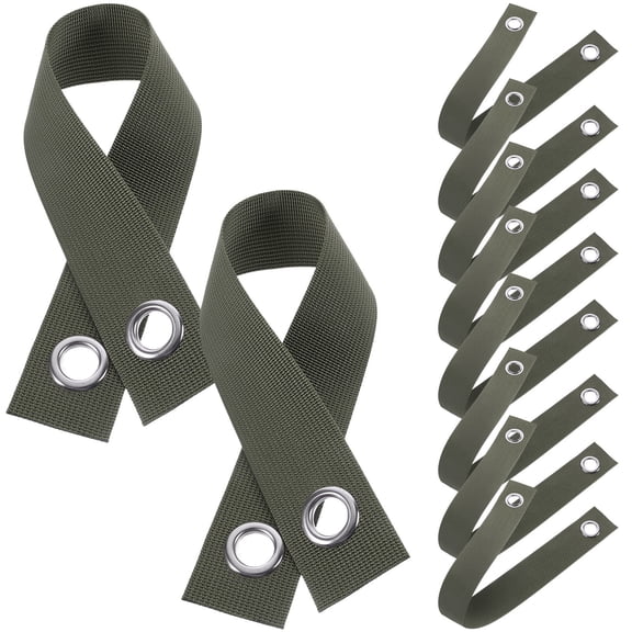 NICEXMAS 10Pcs Tree Strap for Yard Use with Grommets for Easy Installation