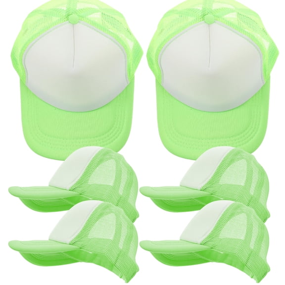 NICEXMAS 10- Mesh Baseball Caps Blank for Sublimation, Heat Transfer, Custom Design and Crafting