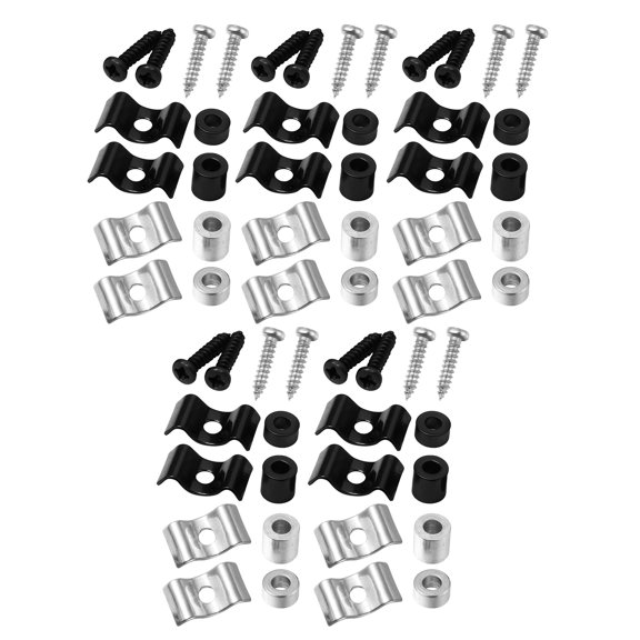 NICEXMAS 10Pcs Guitar String Trees for Bass and Electric Guitar with Universal Compatibility and Assorted Color