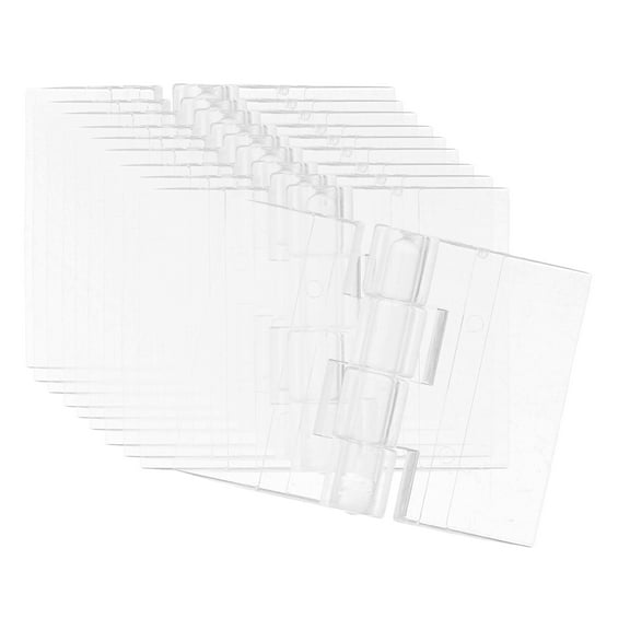 NICEXMAS 10Pcs Small Box Shape Hinge for Cupboard Doors and Furniture Assembly 1.41X1.06X0.20in