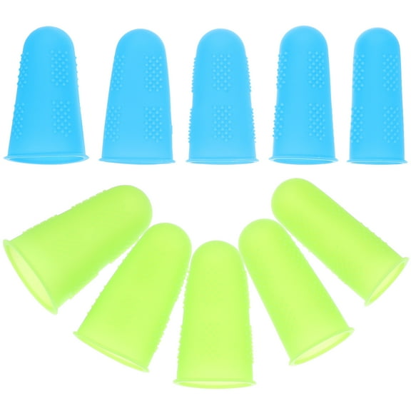 NICEXMAS Silicone Fingertip Sleeve Protective Cover Anti-scalding 10Pcs