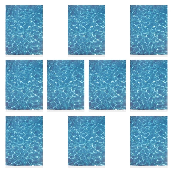 NICEXMAS 10Pcs Self Adhesive Water Grain Sticker for Model River Scenery Decor