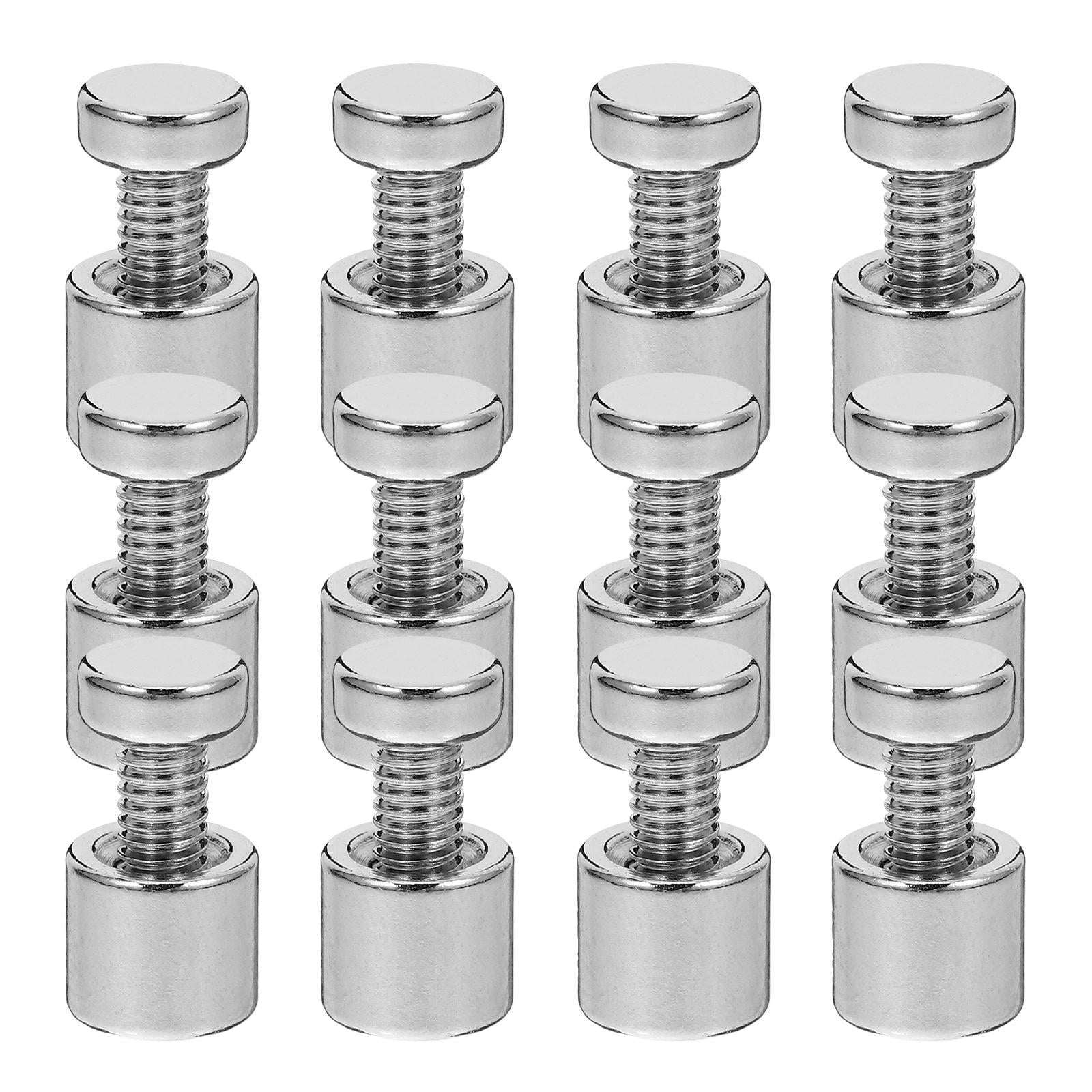 NICEXMAS 12 Sets Store Sign Holders Fix Standoff Wall Mounts Masonry ...