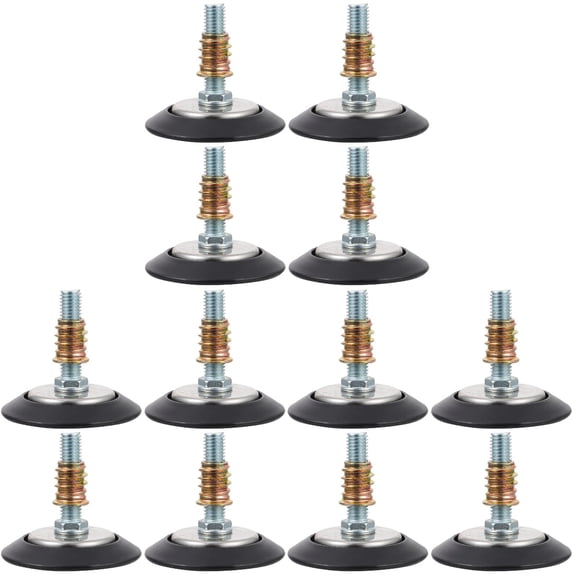 NICEXMAS 12 pcs  Adjustable Leveling Legs Non-skid Furniture Levelers Table Levelers