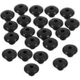 thumbnail image 1 of NICEXMAS 120Pcs Pegboard Hook Locks Black Rubber Retainers Stable Fasteners for Home Use, 1 of 4