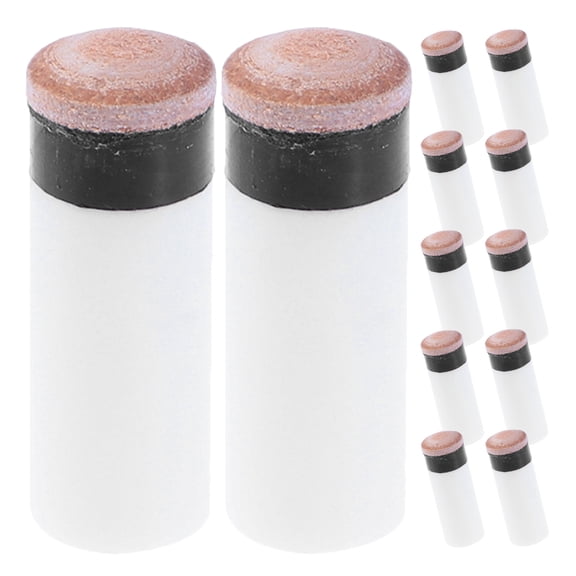 NICEXMAS 12-Piece Replacement Pool Cue Tips Kit for Billiard Table Accessories and Cue Repair