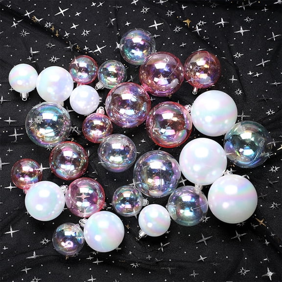NICEXMAS Cake Decorating Balls Decorative Props Pink 12Pcs