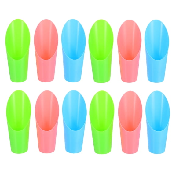 NICEXMAS Micro Landscape Scoop Multi-Color Plastic for Home Use 12Pcs