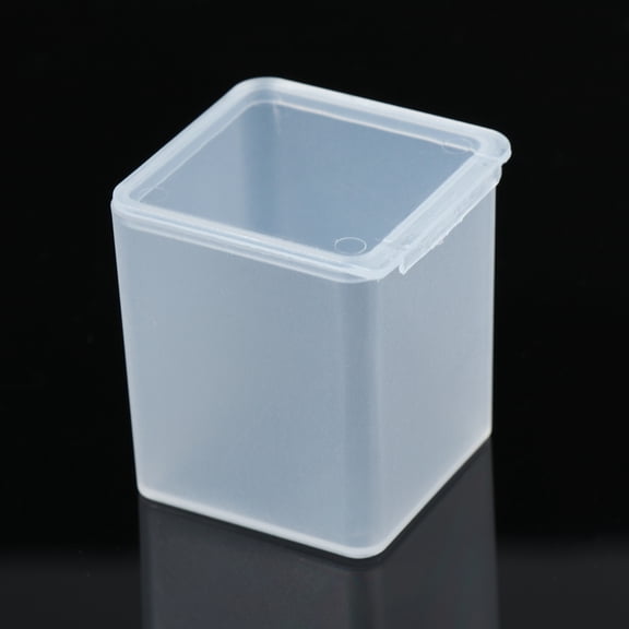 NICEXMAS storage box with lid Transparent Plastic re 12Pcs