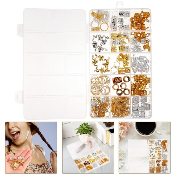 NICEXMAS Hair Jewelry Accessories Hair Jewelries Metal DIY Women Christmas 146Pcs