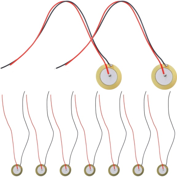 NICEXMAS 15Pcs Acoustic Guitar Piezo Discs Piezoelectric Drum Trigger Easy Install Guitar Accessory