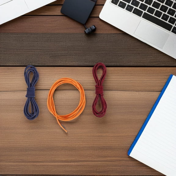 NICEXMAS 15Pcs Travel Elastic Closure Band Nylon Strap for Notebook Journal and Scrapbook Binding