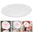 thumbnail image 1 of NICEXMAS 1Pack Headdress Base White Round Sinamay Hat Base DIY Craft Accessory for Women, 1 of 7