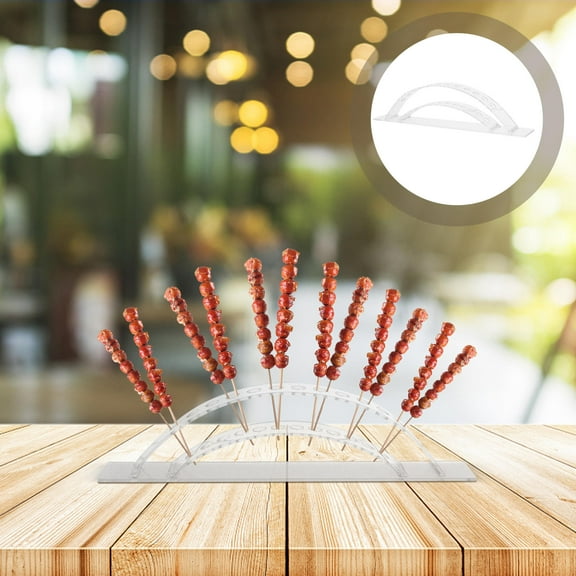 NICEXMAS Clear Acrylic Candy Holder Stand for Birthday Party Decor, Modern Display Rack, 1 Piece Candy Container