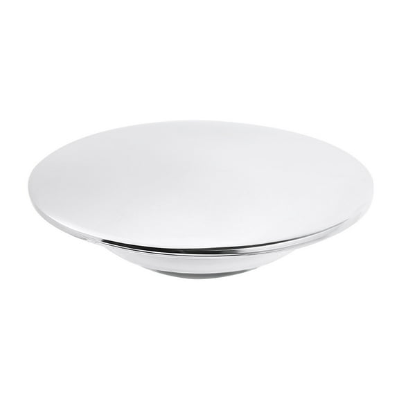 NICEXMAS 1Pack Round Silver Zinc Alloy Pop-Up Drainage Emitter for Bath Tub Drain Stopper Bathroom Use 6.5x2.5x0.5in