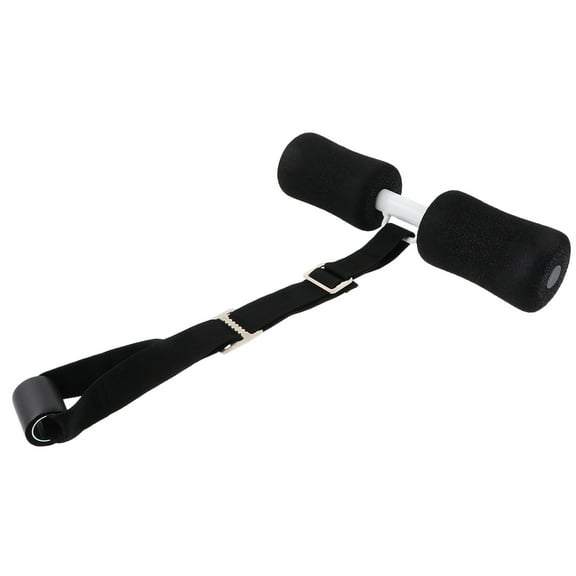 NICEXMAS 1Pc Black Abdominal Trainer Sit Up Bar Made of Steel for Home Fitness Use