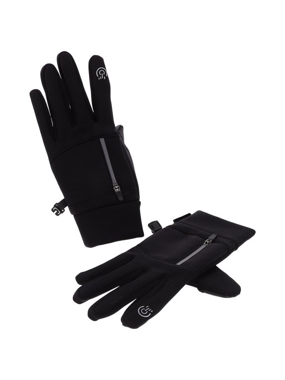 1Pair Photography Gloves Cold Weather Windproof Touchscreen Outdoor Black Gloves