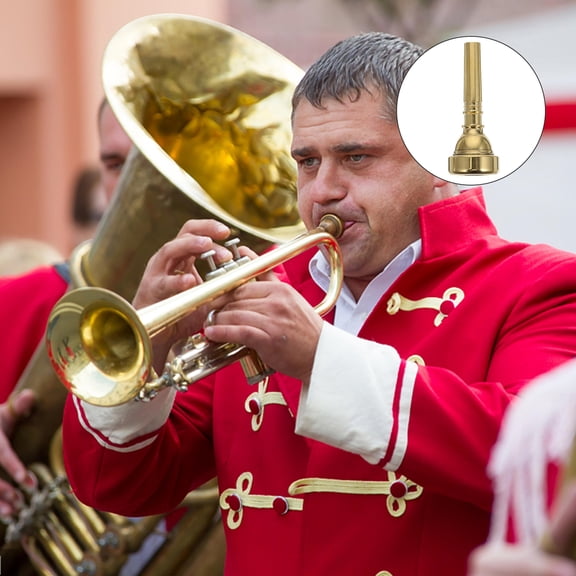 NICEXMAS 1Pc Professional Trumpet Part Golden Replacement Musical Accessory