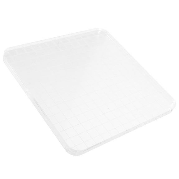 NICEXMAS 1Pcs Clear Stamping Acrylic for Crafting and Invitation Design