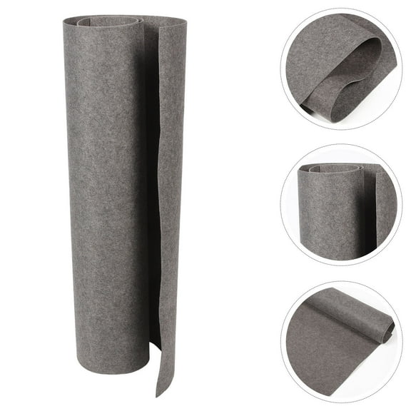 NICEXMAS Oil Mats Black Felt For Car Maintenance Garage 1Pcs 59X35In