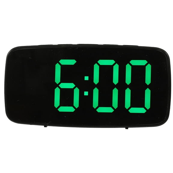 NICEXMAS Small Led Clock Wake Up Alarm Black 1Pack