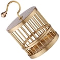 thumbnail image 1 of NICEXMAS Vintage Bird Cage Craft Golden Decorative Bird Cage Adornment for Pet Owners 1Pack, 1 of 7