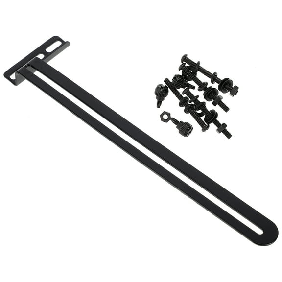 NICEXMAS 1Set Black Metal Cooling Fan Holder for Graphics Card and Motherboard 7.9X2X0.6In