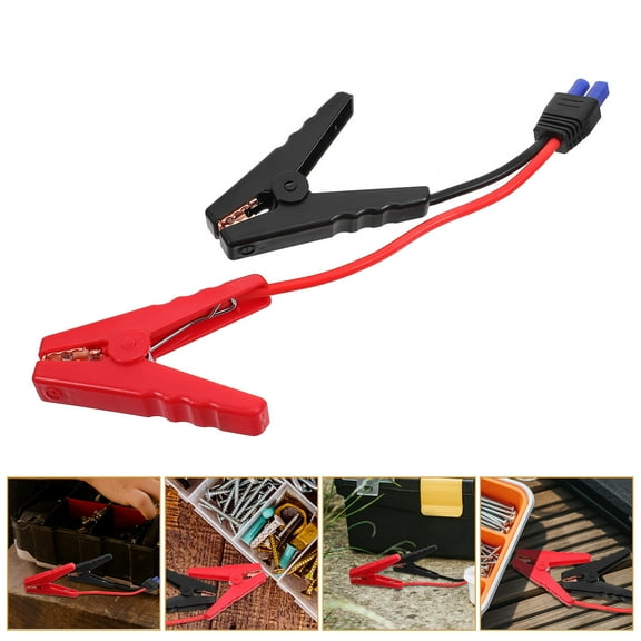 NICEXMAS Car Battery Jumper Cables Emergency Starting Battery Cable With Clamps Red 1Pack