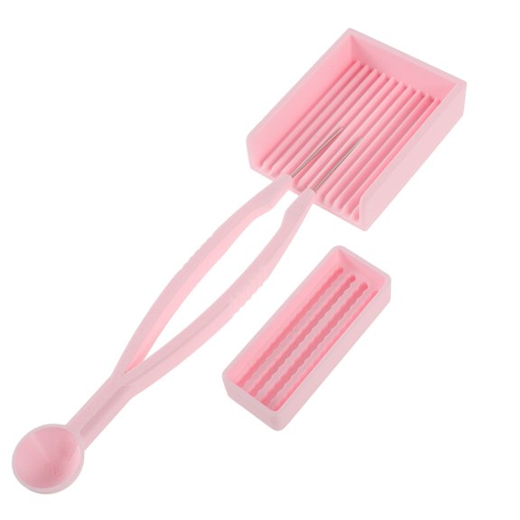 NICEXMAS 1Set Durable Fuse Bead Picking Tool and Iron Bead Sorting Tray for DIY Jewelry Making