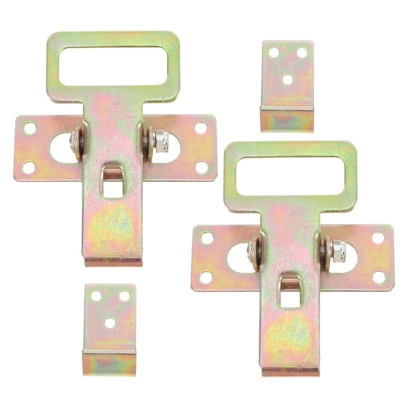 NICEXMAS 1Set Easy Install Metal Couch Position Buckles Heavy Duty Sofa Connecting Fittings with Golden Look