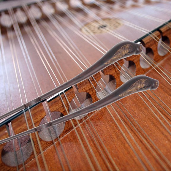 NICEXMAS 1Set Ebony Dulcimer Hammers Bird Type with Bucket Premium Musical Instrument Parts