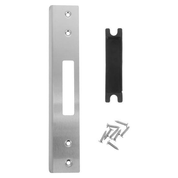 NICEXMAS Heavy Duty Stainless Steel Door Strike Plate Set with Concealed Design for Secure, Easy Installation and Enhanced Home Safety