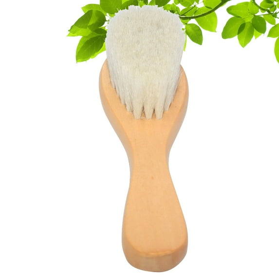 NICEXMAS Bath Massage Brush Wooden Handle 1Pcs