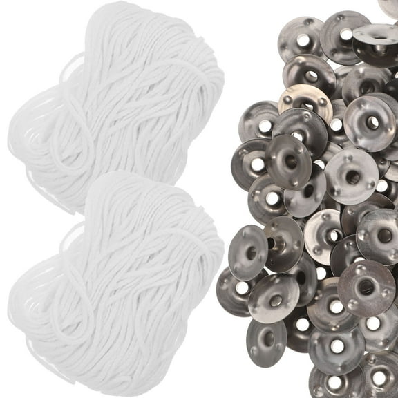 NICEXMAS Round Oil Lamp Wicks Polyester Candle Wick Assorted Color 1 Set 3000.00X0.04X0.04In