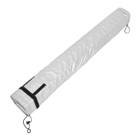 NICEXMAS 1Set Residential Hvac Duct Wrap Plated Silver Heat Reflective Portable Ac Hose Insulation Cover